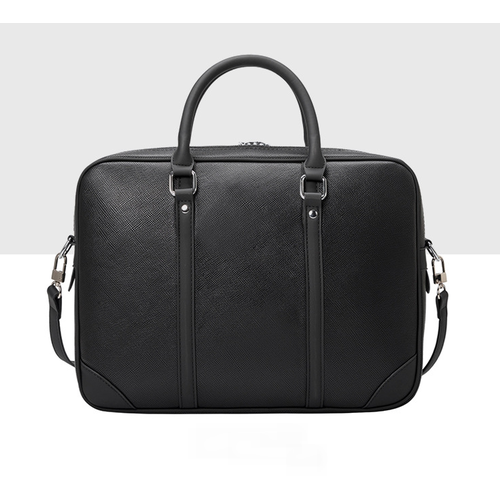 Деловая, мужская сумка-портфель на молнии MyPads Premium X361 для ноутбука MacBook, Huawei, ASUS, Lenovo до 15.6 дюйм для документов, из эко-кожи, . черная деловая сумка для документов lakestone langton black