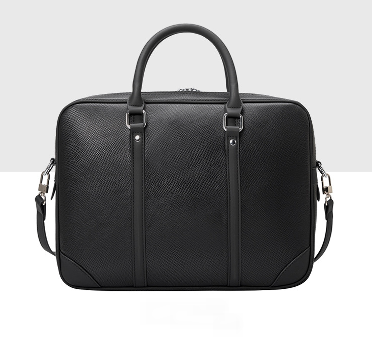 Деловая, мужская сумка-портфель на молнии MyPads Premium X361 для ноутбука MacBook, Huawei, ASUS, Lenovo до 15.6 дюйм для документов, из эко-кожи, .