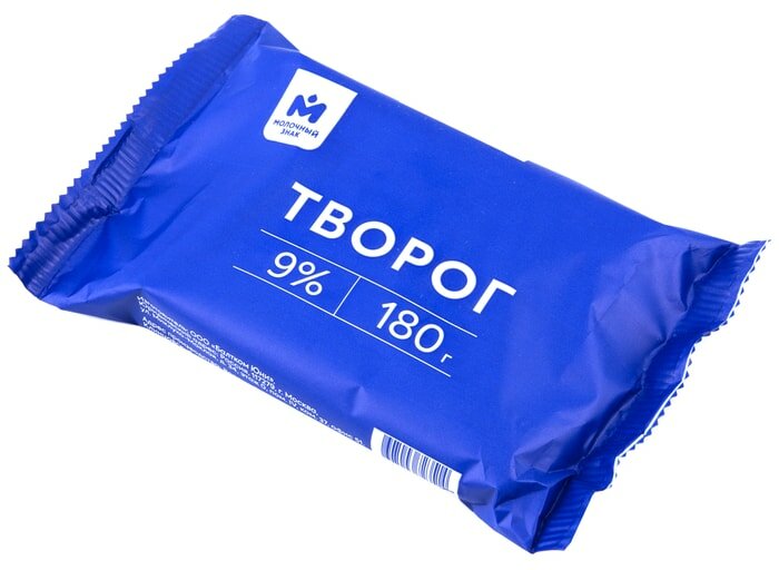 Творог Молочный знак 9% 180г