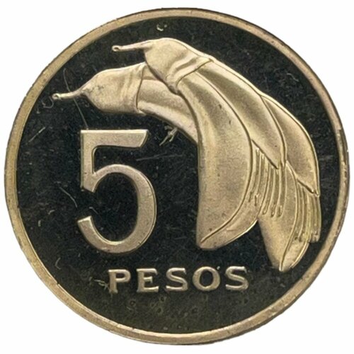 Уругвай 5 песо 1969 г. (Проба) (Ag) (Proof)