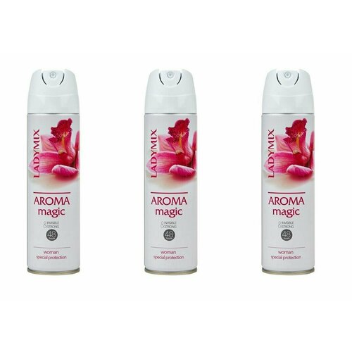 Ladymix Дезодорант боди спрей Aroma magic, 150 мл, 3 шт