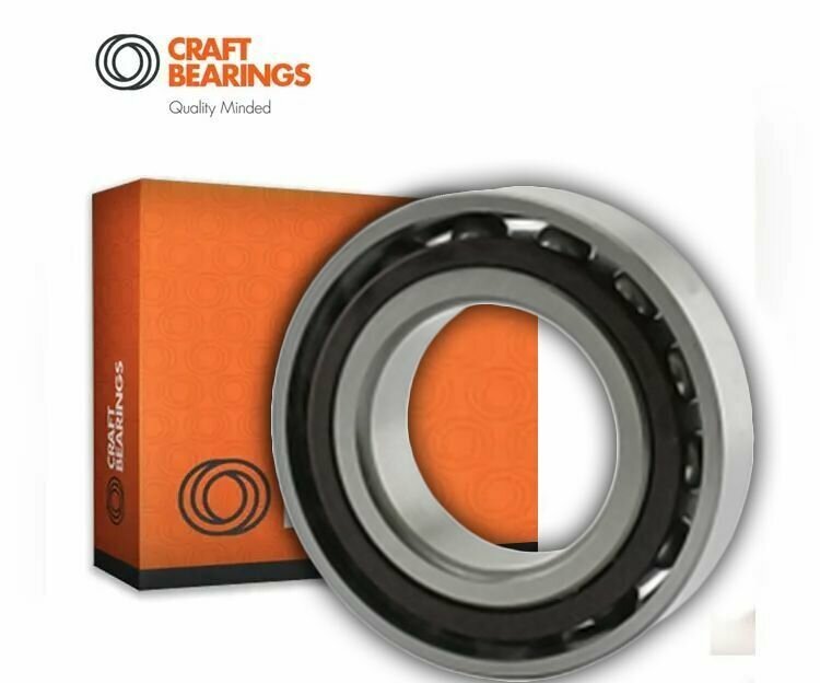 Комплект 2 шт. Подшипник пылесоса 6010 E (E10) (10x28x8) CRAFT BEARINGS