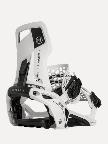 Изображение товара Сноубордические автоматические крепления NIDECKER Supermatic White M (23.5/26.5)