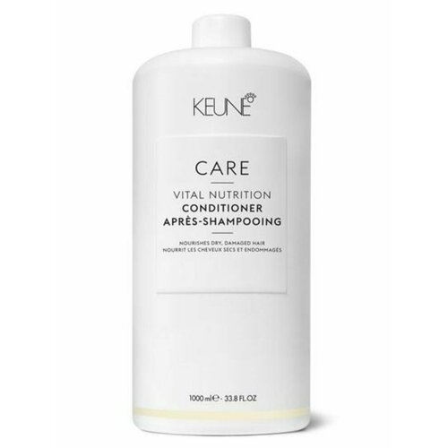 keune кондиционер care vital nutrition основное для сухих и поврежденных волос 1000 мл Keune Care Vital Nutrition - Кондиционер Основное Питание Питательный для сухих и поврежденных волос 1000 мл