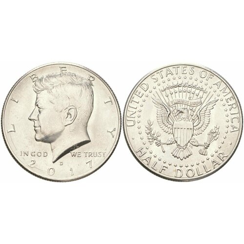 США 50 центов 2017 год Джон Кеннеди монета сша 50 центов 1972 год кеннеди 2 1
