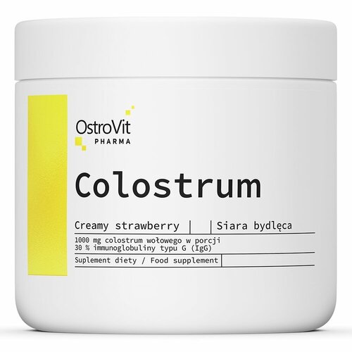 Colostrum, 100 г, Creamy Strawberry / Сливки Клубника