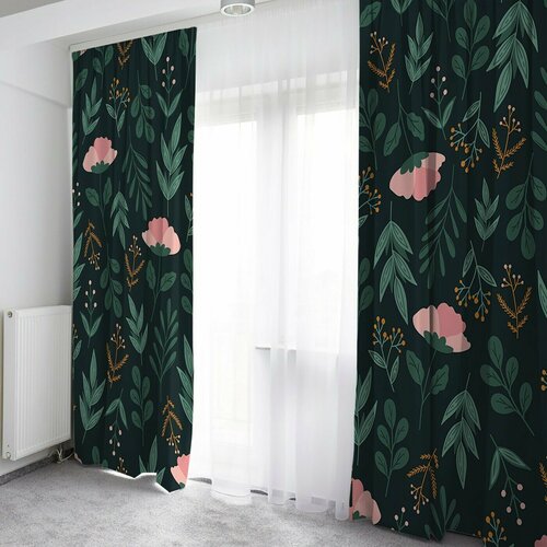 фото Шторы (фотошторы) из габардина, 290х220 см, good room