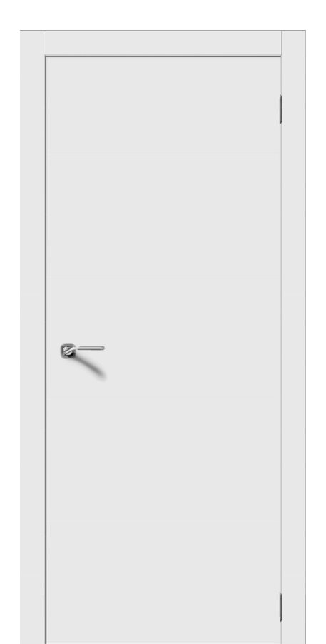 Дверь Межкомнатная, модель Моно, глухая, эмаль белая 2000*700. Комплект (полотно, коробка, наличник)