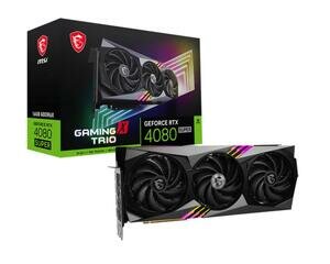 Видеокарта MSI Видеокарта PCIE16 RTX4080 SUPER 16GB 4080 SUP 16G GAMING X TRIO MSI