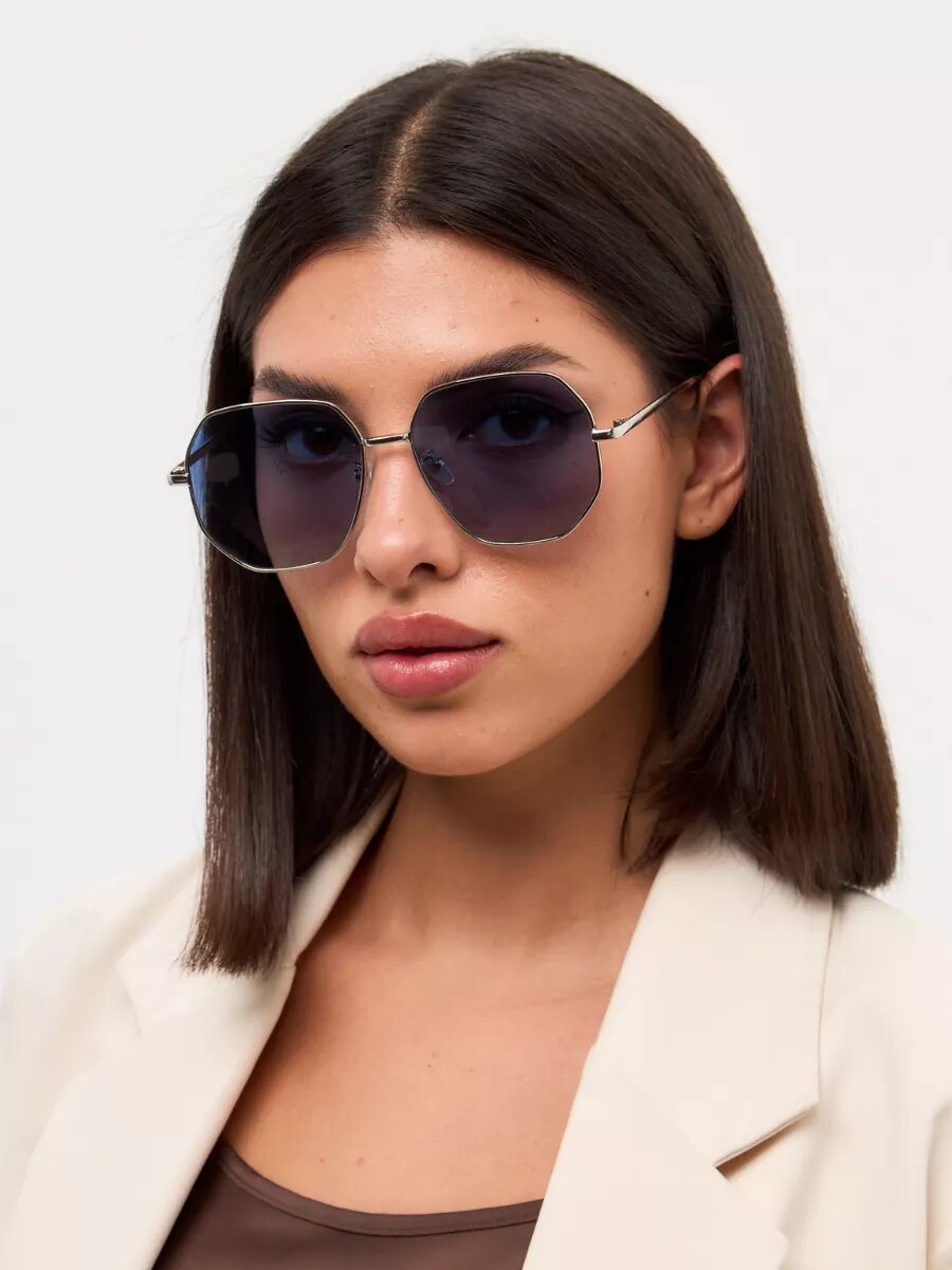 Солнцезащитные очки , голубой — фото 1