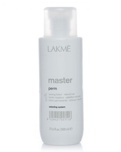 LAKME Master perm selecting system "1" Waving lotion Лосьон для нормальных волос 500 мл