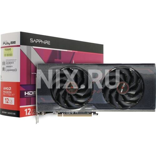 Видеокарта Sapphire Pulse AMD Radeon RX 7700 XT 12GB