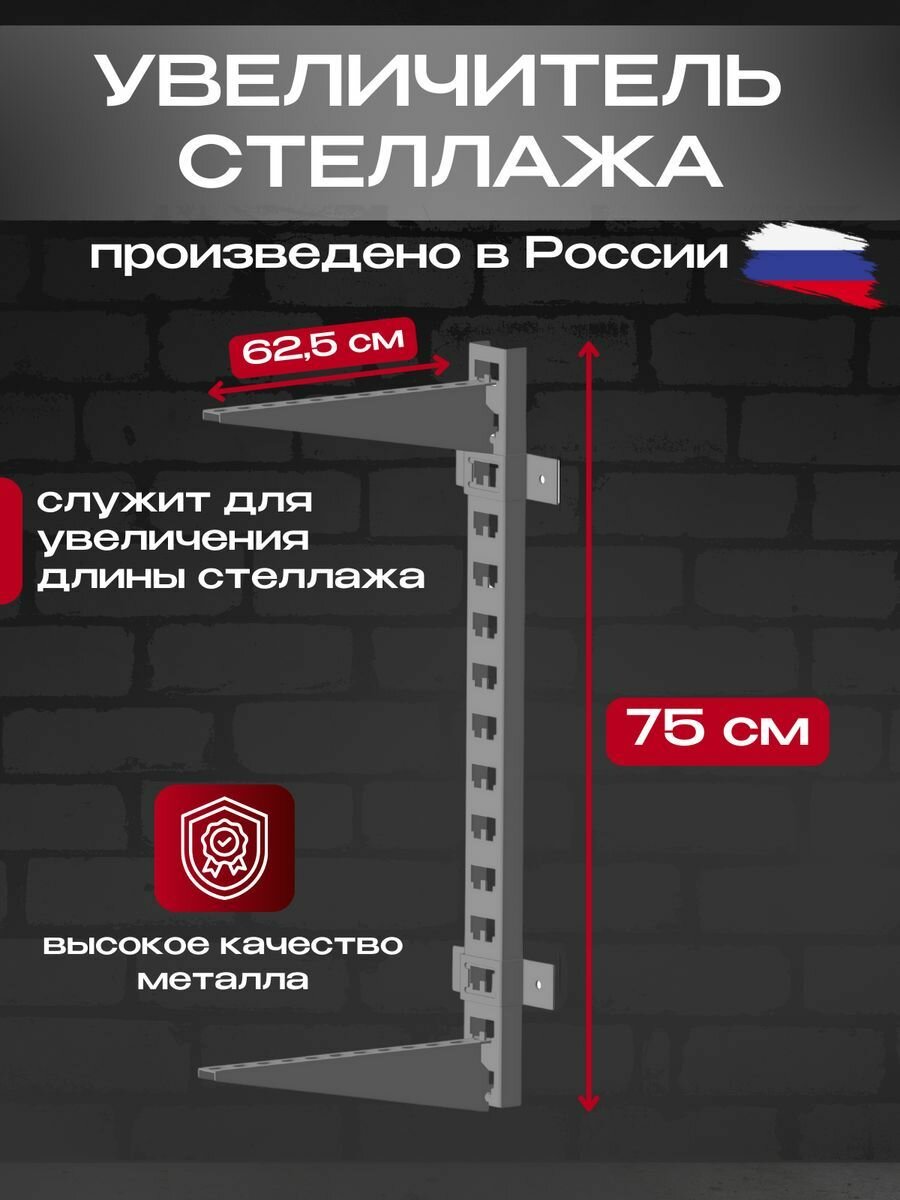 Стеллаж металлический настенный/Система хранения модульная