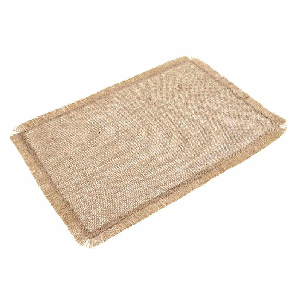 Подложка декоративная прямоугольная Эко джут, 30x45 см - - фото №2