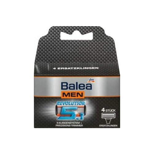 Balea MEN revolution 51 Запасные лезвия 4 шт 1300₽