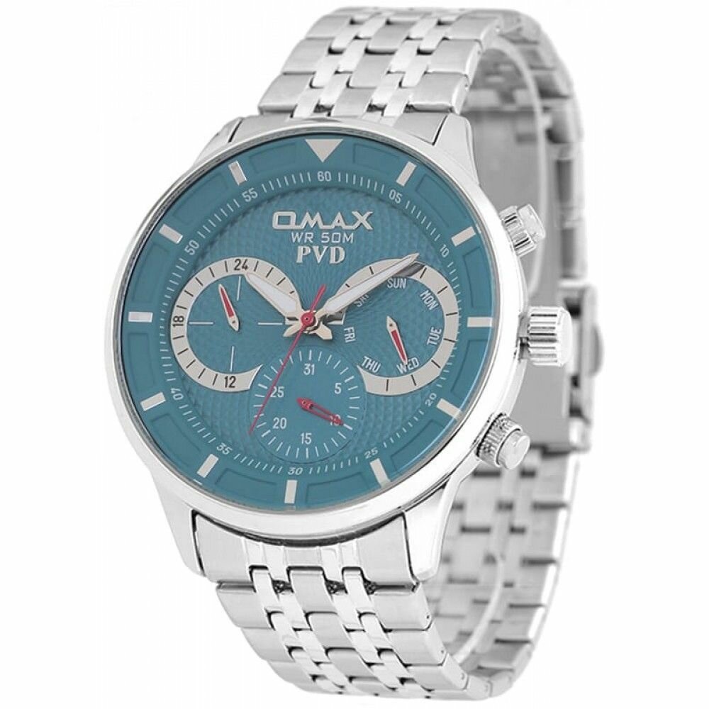 Наручные часы OMAX, серебристый/синий