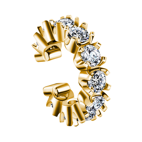 Моносерьга GOLDENGAL, фианит