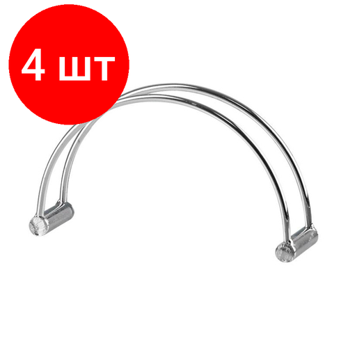 Комплект 4 шт Салфетница L140мм h75мм дуга нерж кт1490 1664₽