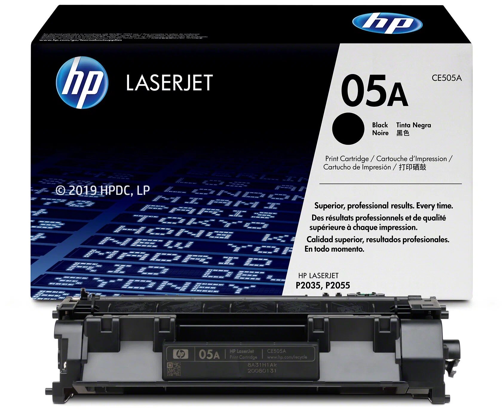 Картридж HP CE505A черный Оригинал 2300 стр. Black для HP LaserJet P2035/2055