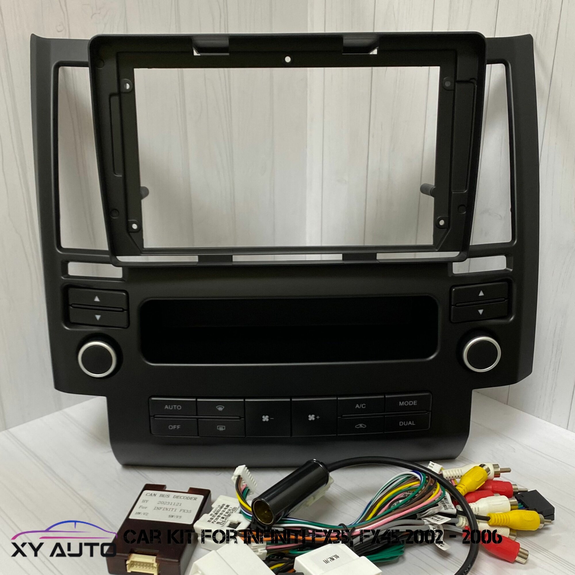 Установочный комплект для дисплеев MFB типа в Infiniti FX35, FX45 2002 - 2006 MFB (рамка, комплект проводов)