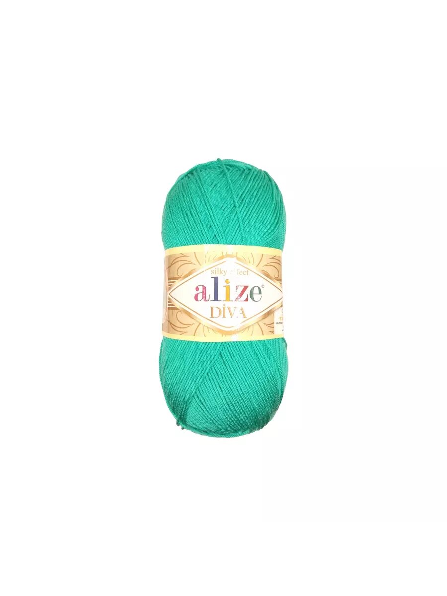 Пряжа Alize Diva 610 изумруд