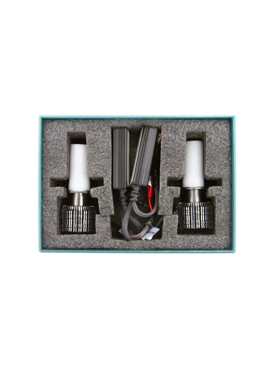 Светодиодные лампы H1 MTF Light серия CYBER LIGHT PRO, 12V, 65W, 6500lm, 6000K, кулер, комплект. — фото 1