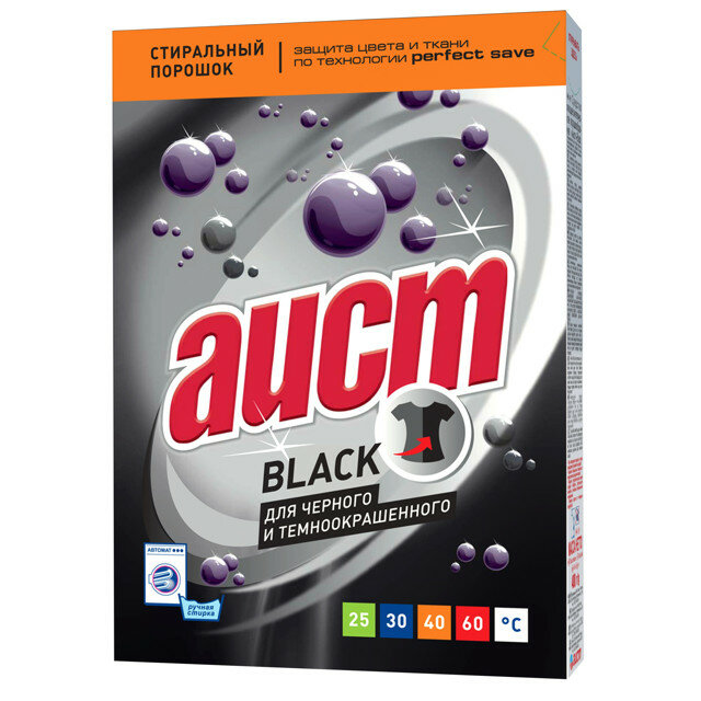 Порошок стиральный аист Black 400г