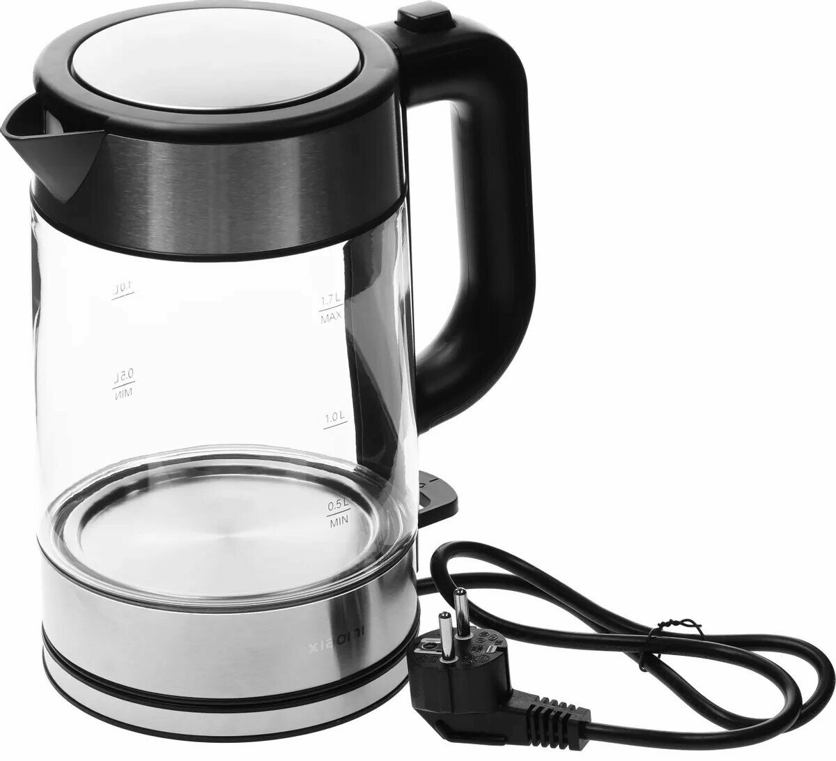 Чайник Xiaomi Electric Glass Kettle RU, черный