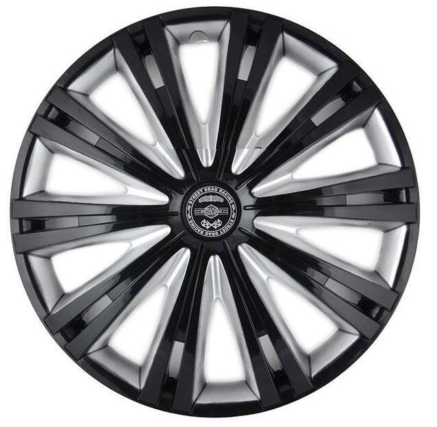 Автомобильные колпаки на диски гига супер блэк R15", в комплекте 4 колпака