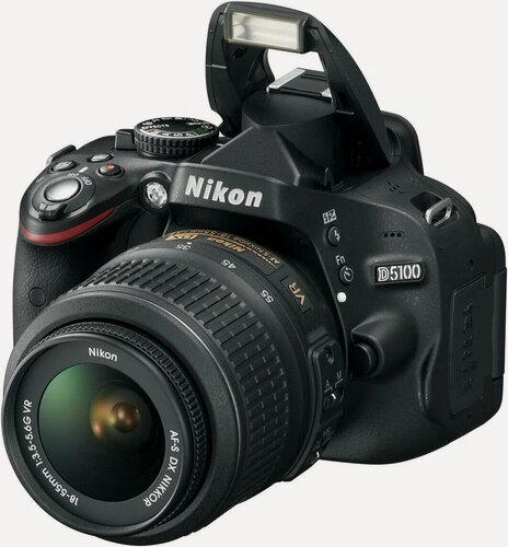 Изображение товара Фотоаппарат Nikon D5100 kit 18-55mm VR, черный