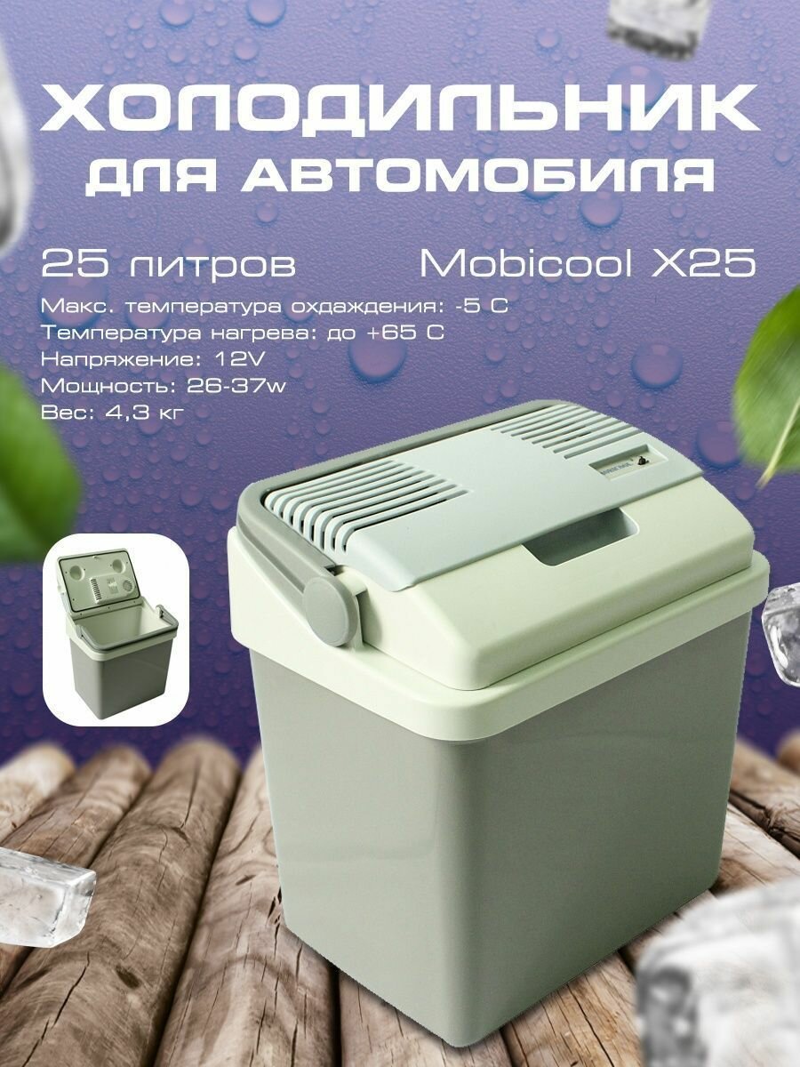 Холодильник для автомобиля дачи рыбалки BIT-X25