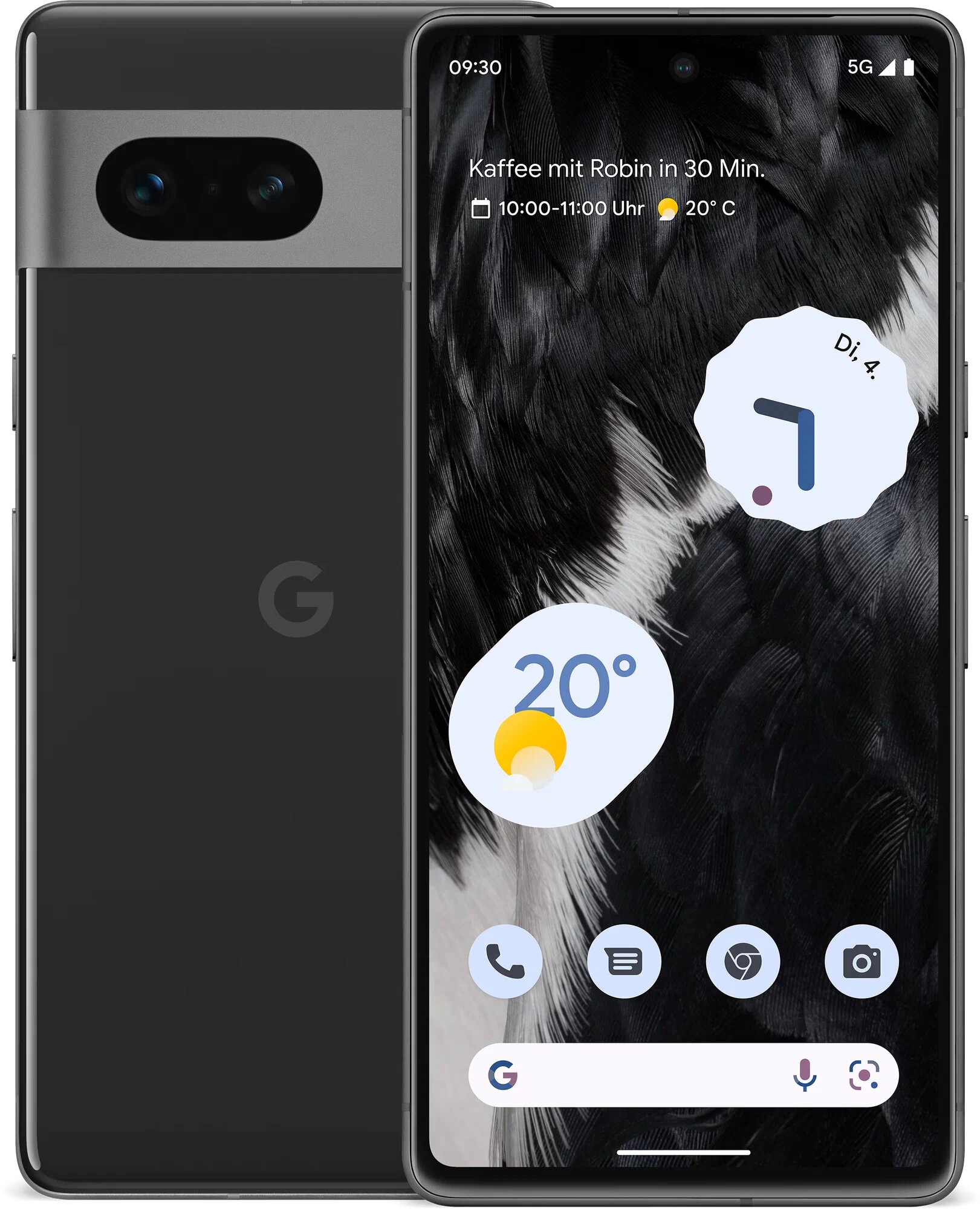 Google Смартфон Google Pixel 7 8/128GB (Черный, 8 ГБ, 128 ГБ, nanoSim+eSim)