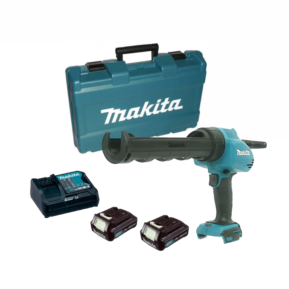 Аккумуляторный пистолет для герметика Makita DCG180RYE зеленый/черный