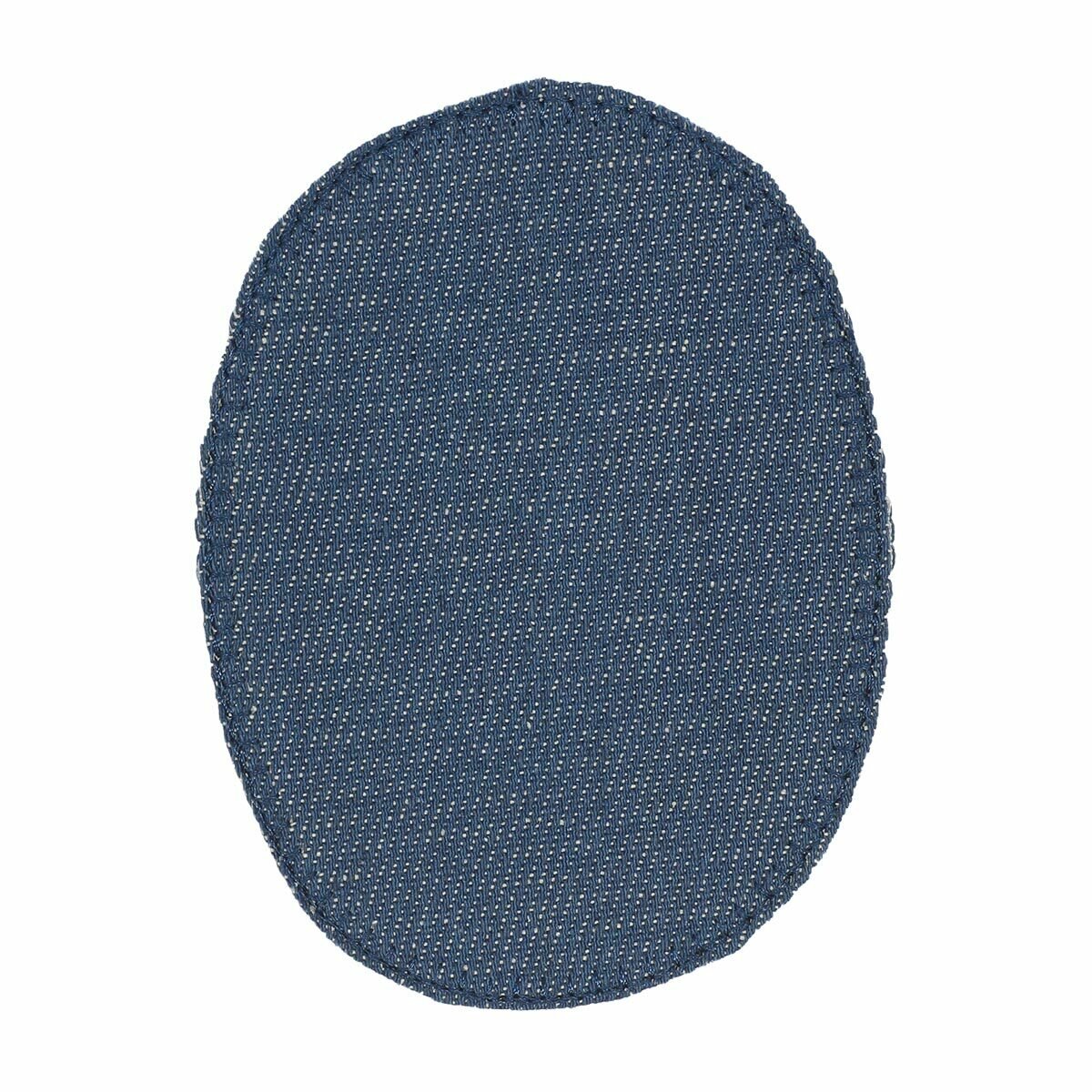 Заплатка термоклеевая джинсовая, 8*11 см, 2 шт, 100% хлопок, синяя, Prym — фото 1