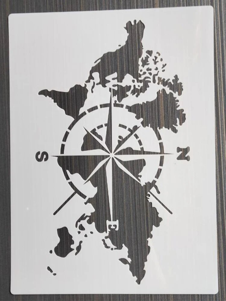 Пластиковые трафареты для декорирования 21х29 см