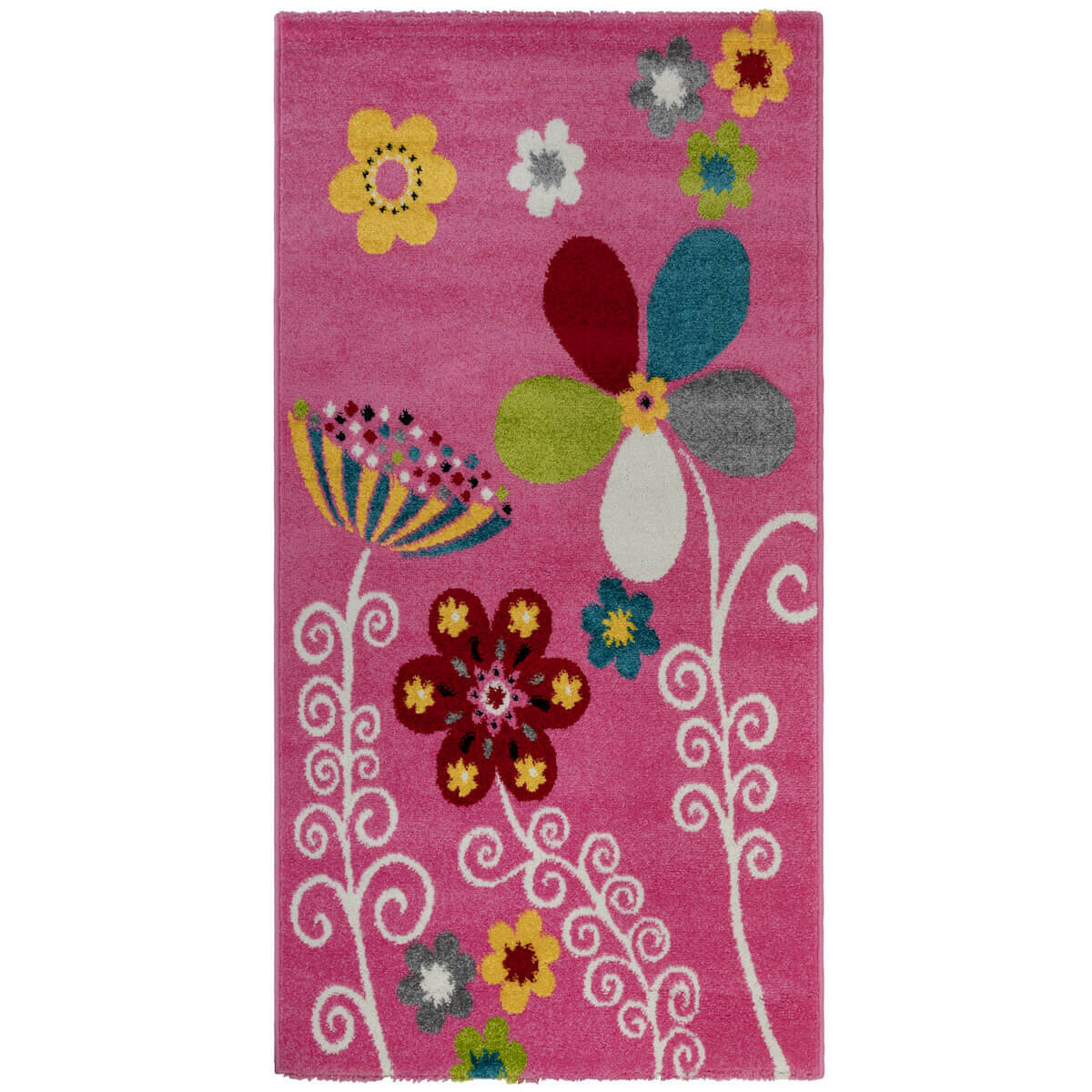 Ковер Турецкий AHENKLI COLOR дизайн A271A PINK-PINK 1.2x1.7м