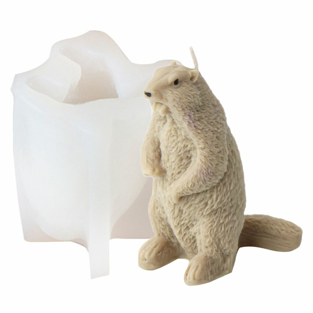 Землеройка ёжик   модель для свечей из силикона  Проснувшийся землеройка ZHF9869 