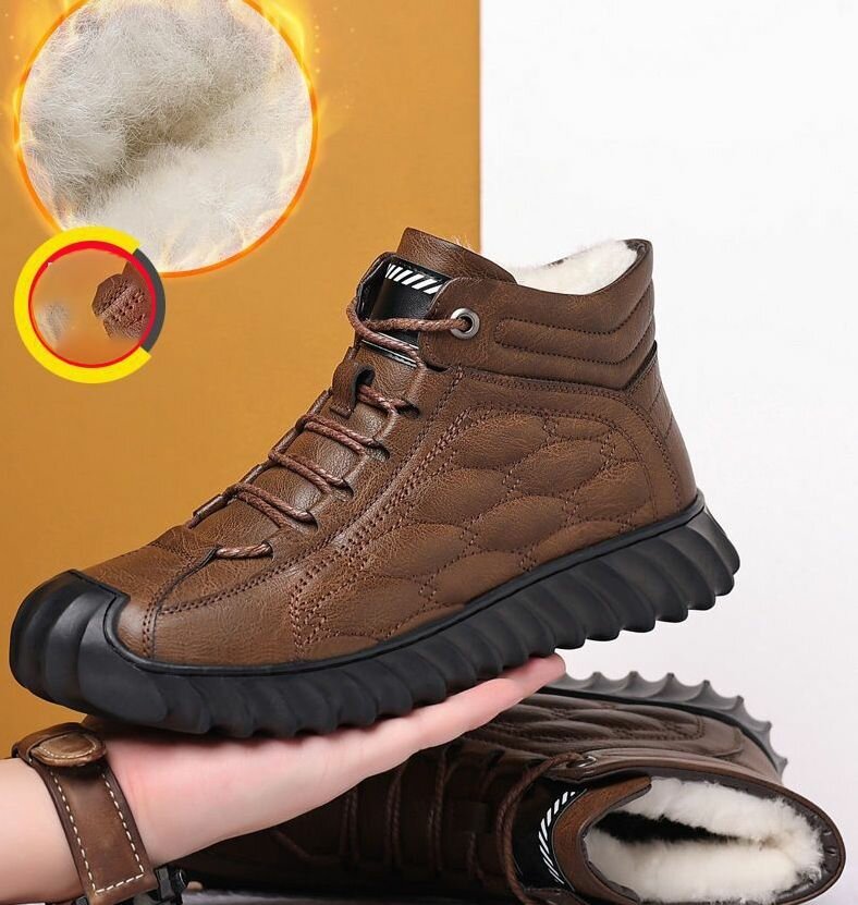 Ботинки, размер 43, коричневый — фото 1