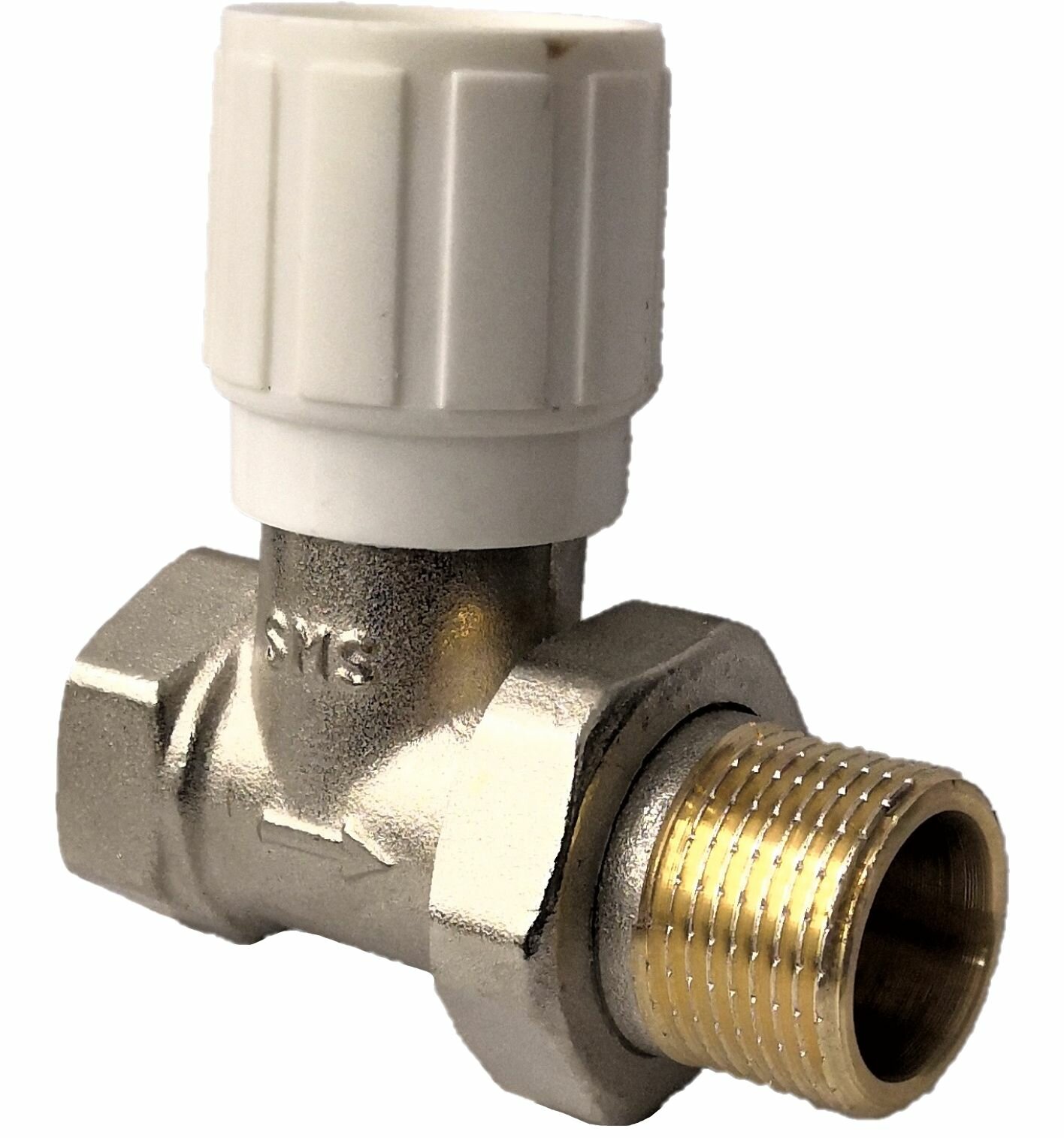 Кран для радиатора верхний прямой 3/4' (SMS-607)