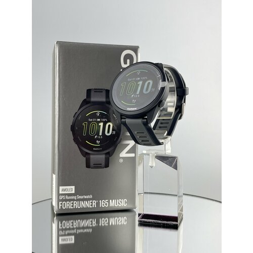 Умные часы для спорта Garmin Forerunner 165 Music BlackSlate grey 010-02863-30 46305₽