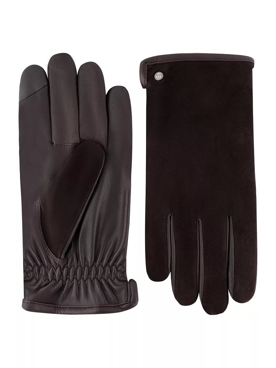 Перчатки Roeckl для мужчин, размер 8.5, dark brown