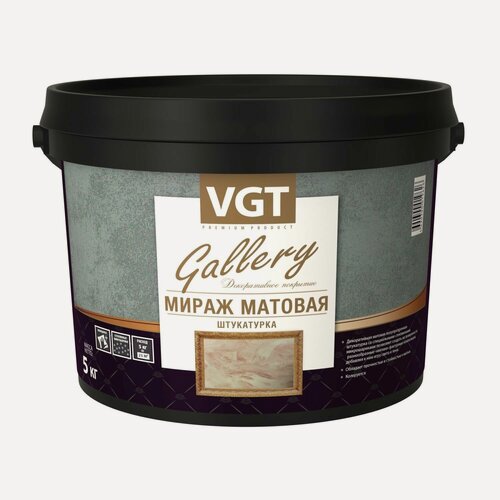 Изображение товара Штукатурка декоративная VGT Gallery Мираж матовая (5кг)