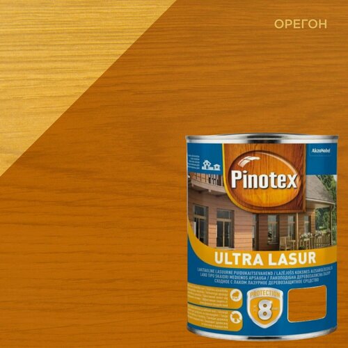 Изображение товара Лазурь для защиты древесины Pinotex Ultra Lasur Эстония (1л) орегон