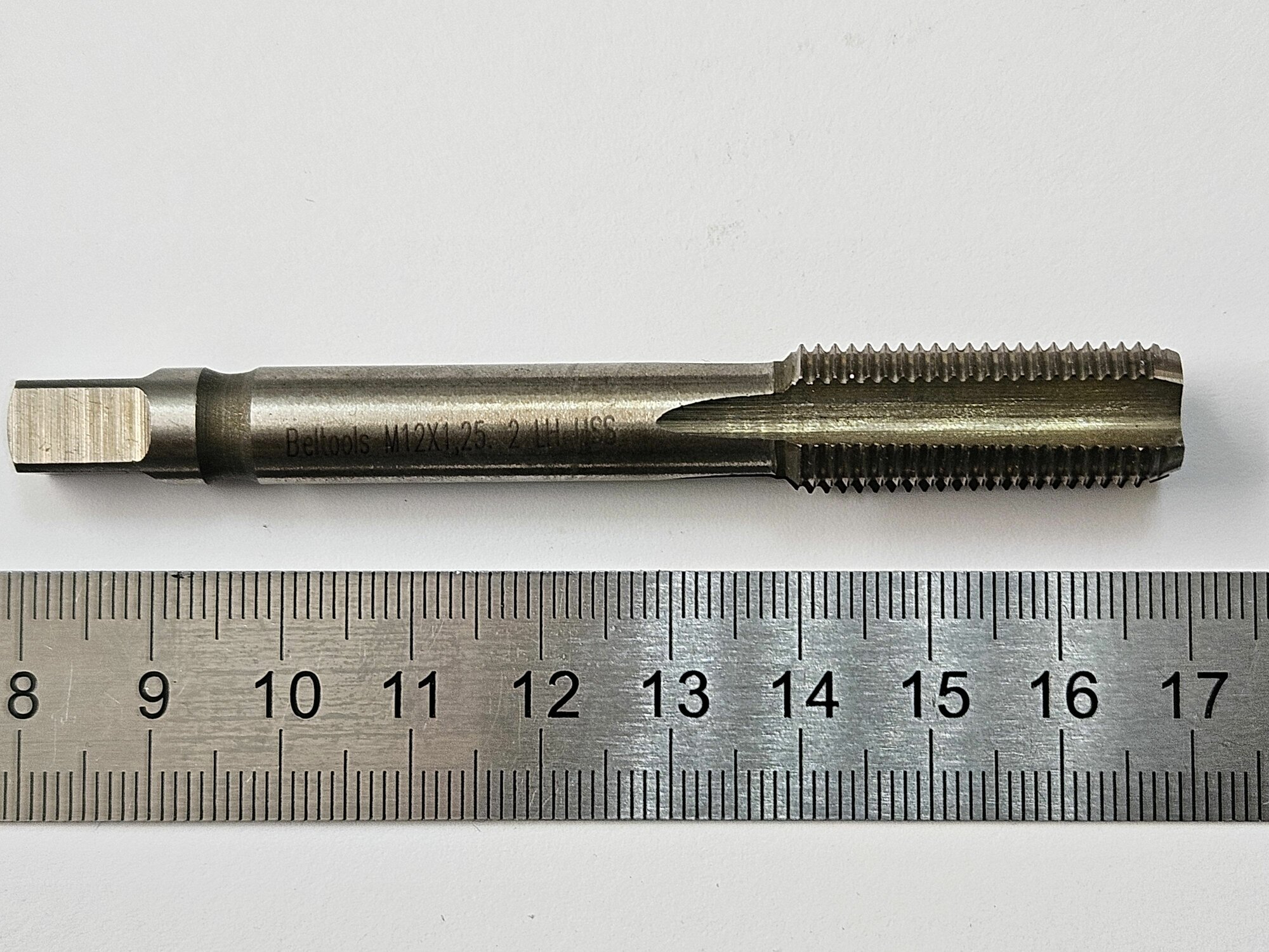 Метчик м/р М12х1,25 левый