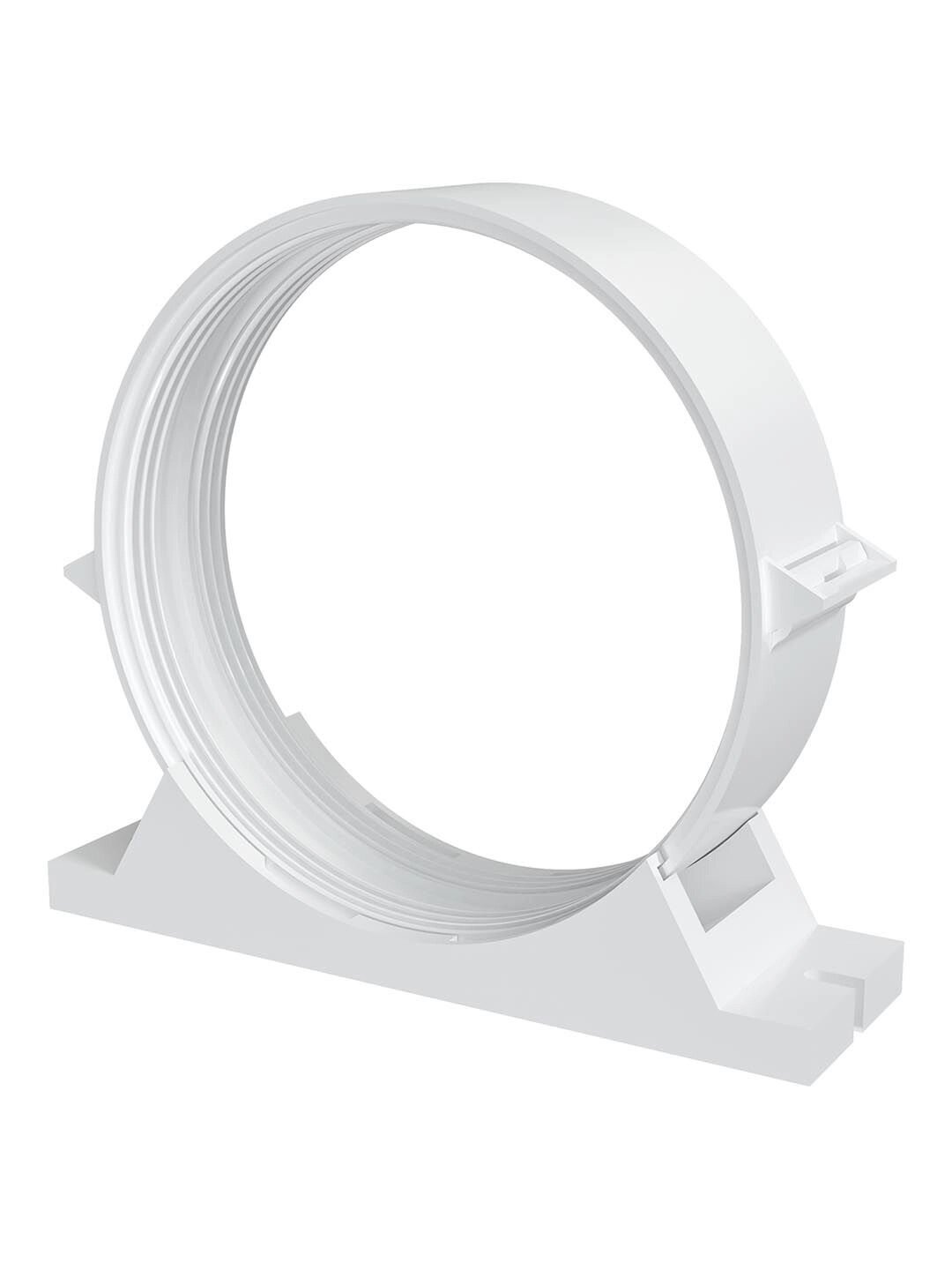 Держатель круглых воздуховодов ERA 125ДСКП 125 мм пластик белый