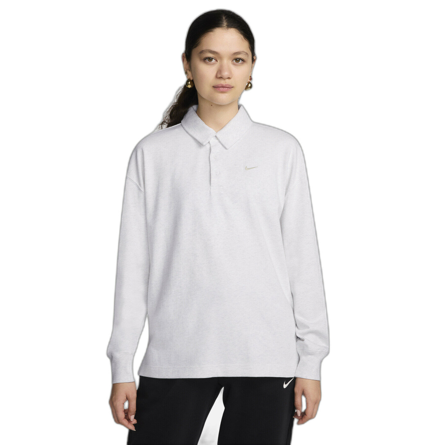 Поло NIKE Essential, размер 50-52, светло-серый