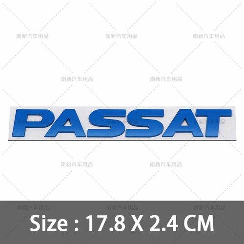 3D металлический задний багажник автомобиля эмблема PASSAT боковая наклейка на крыло наклейка для Volkswagen VW PASSAT буквенный логотип значок B8 аксессуары Style A Blue 965₽