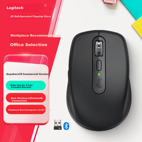 Изображение товара Компьютерная мышь Logitech MX Anywhere 3S Business Edition Wireless Bluetooth, Graphite Black