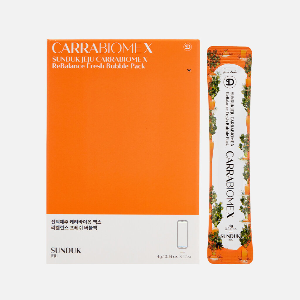 Очищающая маска для лица с морковью SUNDUK ReBalance Fresh, 12 шт