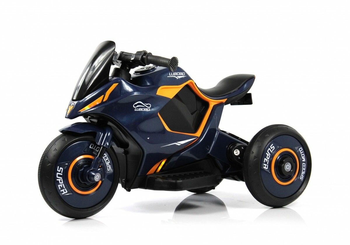 Детский электромотоцикл RiverToys G004GG синий